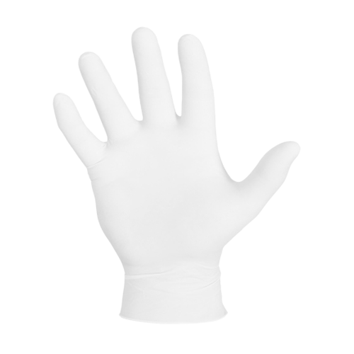 Afbeelding van een witte handschoen