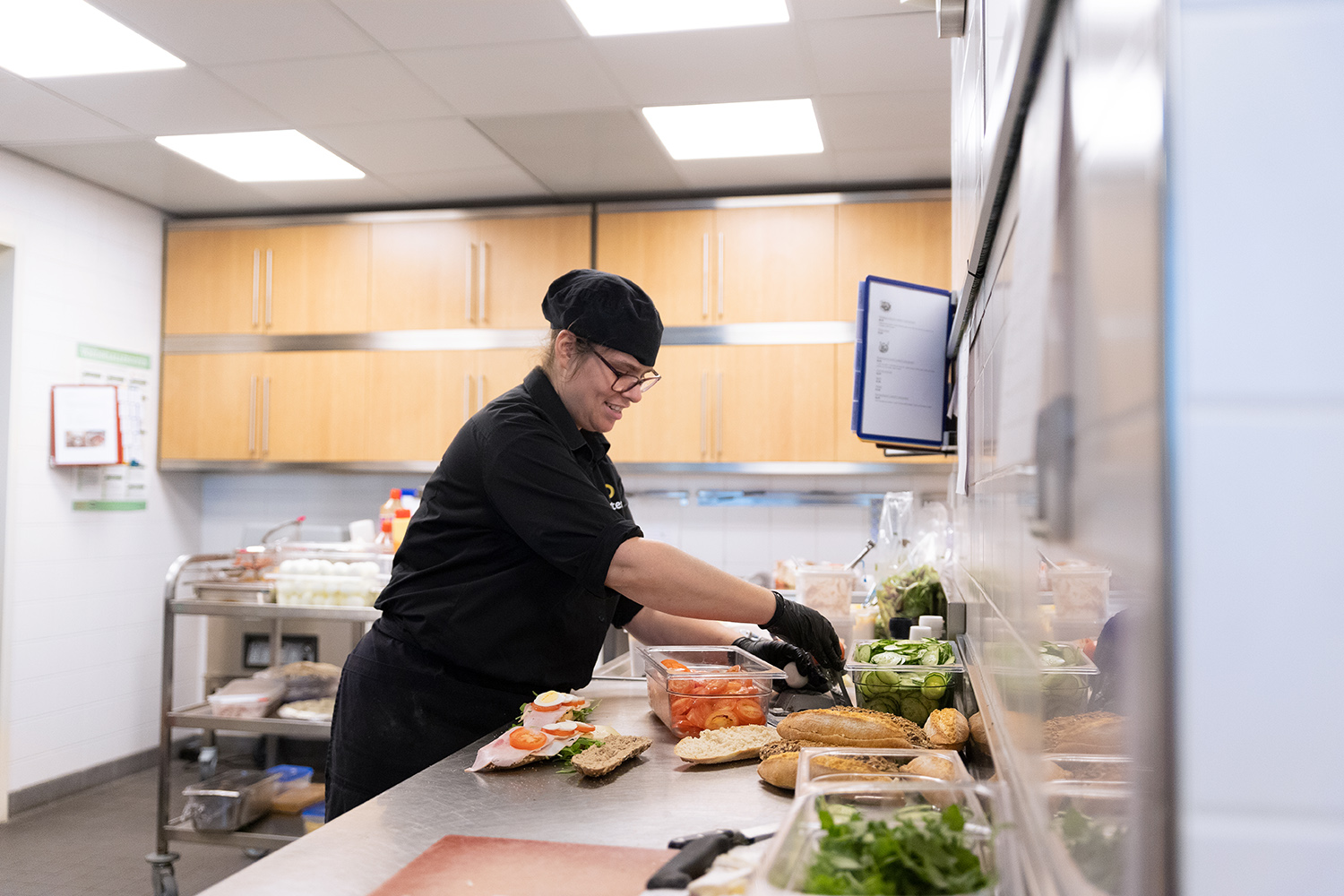 Het cateringteam bij IBN