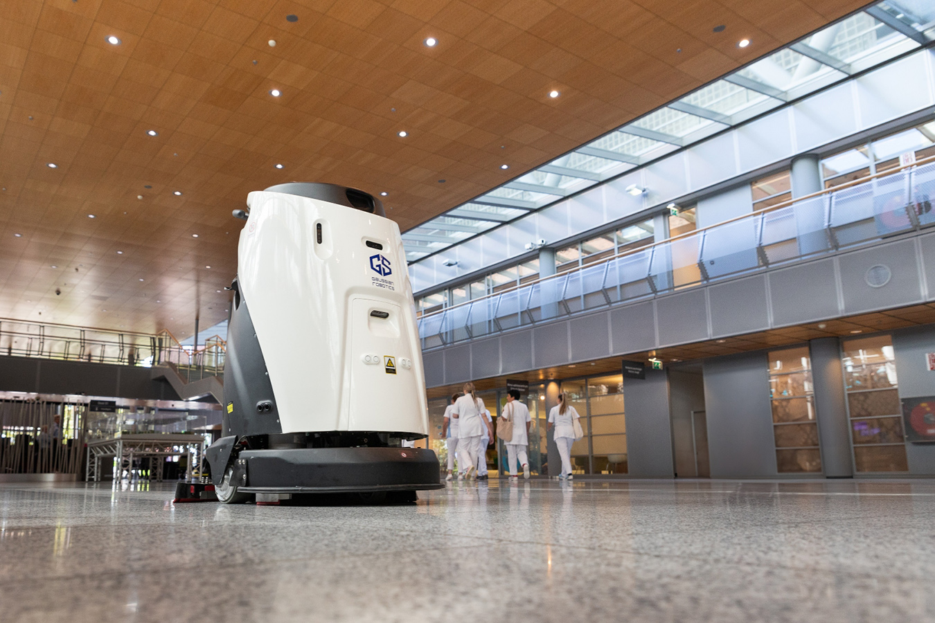 Gausium ecobot 50 in ziekenhuis