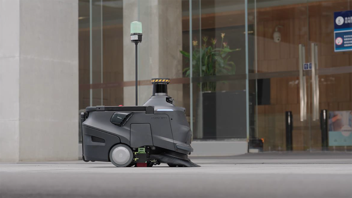 PUDU MT1 Max schoonmaakrobot