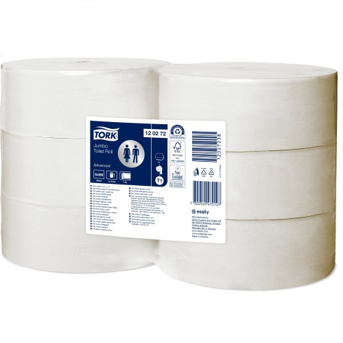 Tork Advanced Papier toilette Jumbo rouleau (T1 EU ECO) photo du produit Front View L