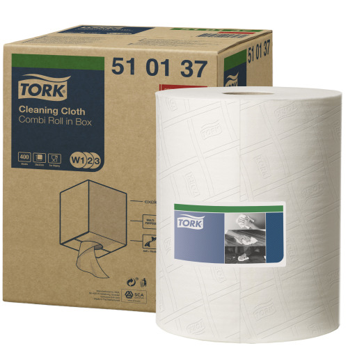 Tork Premium Cleaning Cloth510 Combi Roll (W1/W2/W3) photo du produit Front View L