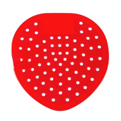 Tapis pour urinoir rouge photo du produit Front View L