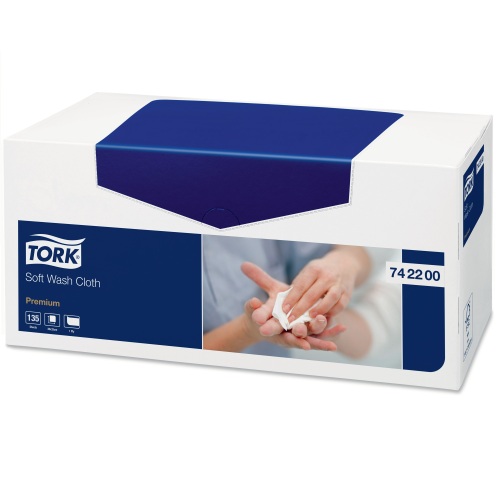Tork Wash Cloth Soft XL white photo du produit Front View L