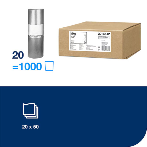 Tork sac poubelle transparent pour Tork Bin Liner, 5 l (B3) photo du produit Image2 L