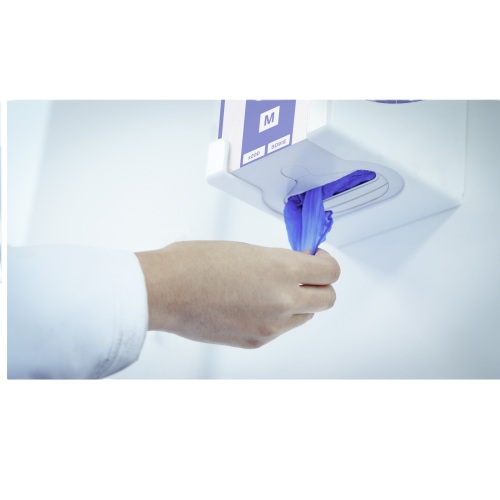 Safedon gant à usage unique nitrile, non poudré, taille S, bleu, boîte de 200 pièces photo du produit Image2 L