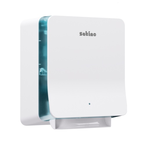 Satino Hyginity Distributeur pour essuie-mains Sensor (SYS1) blanc photo du produit Front View L