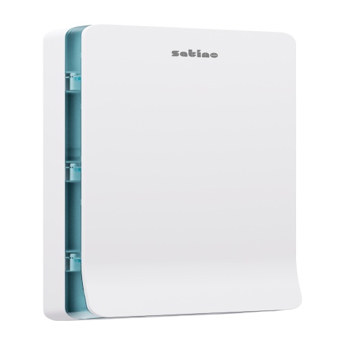 Satino Hyginity Distributeur pour essuie-mains pli&eacute;s Interfold XL (PT2) blanc photo du produit Front View L