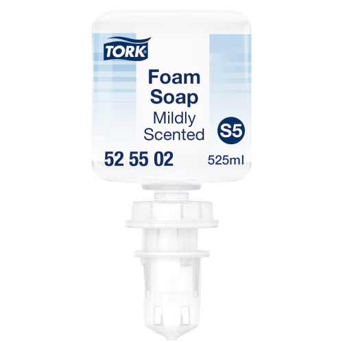 Tork Mini savon mousse pour les mains légèrement parfumé S5 photo du produit Front View L