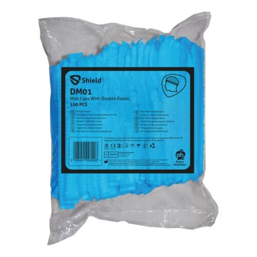 PP Non Woven Baretten, wit, pak &agrave; 100 stuks photo du produit Image2 L