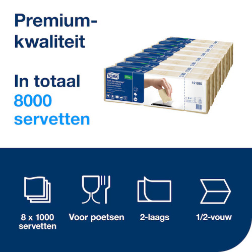 Tork Xpressnap® Serviettes Enchevêtrées Extra Douces Naturelles pour distributeur N4 photo du produit Image3 L