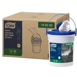 Tork Premium Wet Wipe Handy Bucket blue (W14) photo du produit