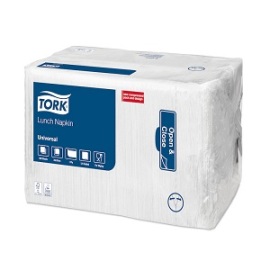 Tork serviettes 1 pli blanc photo du produit