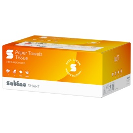 Papier essuie-mains, format tissue, pliage en V 23 x 23 cm photo du produit