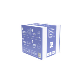 Safedon gant à usage unique nitrile, non poudré, taille XL, bleu, boîte de 200 pièces photo du produit