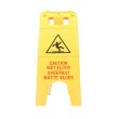 Panneau d'avertissement 22 x 60 cm jaune photo du produit