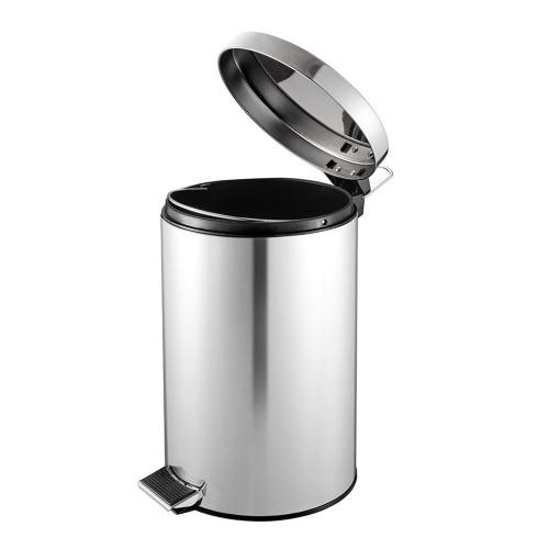 Pedaalemmer 12 l chroom met plastic binnenemmer product foto Image2 L