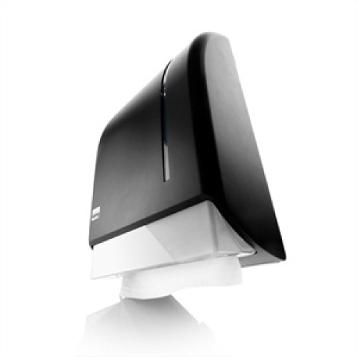 BlackSatino Handdoekdispenser - zwart product foto Image2 L