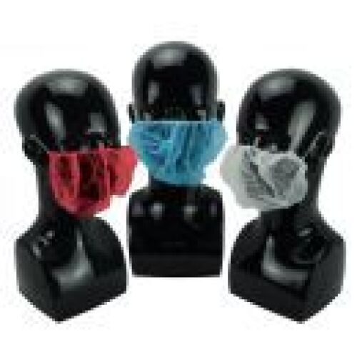 PP baardmaskers, wit, pak &agrave; 100 stuks product foto Image2 L