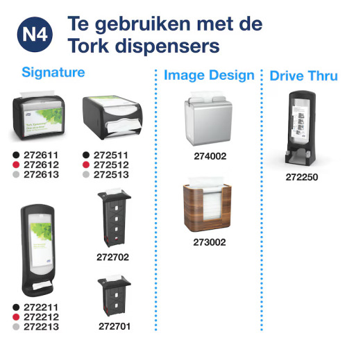 Tork Xpressnap&reg; Extra Zachte Dispenserservet Naturel N4 product foto Image4 L
