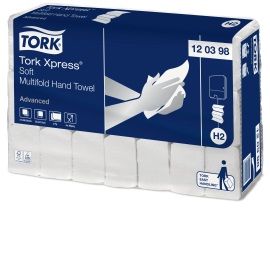 Tork Xpress&reg; Zachte Multifold Handdoek (H2 EU ECO) product foto