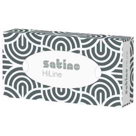 Satino HiLine facial tissues 2-laags - wit product foto