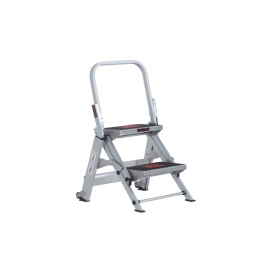 Aluminium stepladder 2 treden inclusief plateau product foto