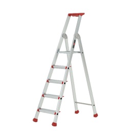 Aluminium stepladder Nimba 5 treden product foto