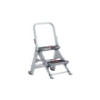 Aluminium stepladder 2 treden inclusief plateau product foto