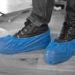 PE Schoenovertrekken, blauw, pak à 100 stuks product foto