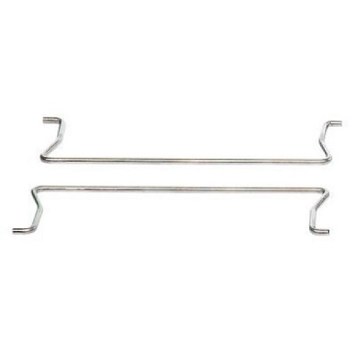 Klemmechanisme voor afvalzakhouder 2 x 60 l product foto Front View L