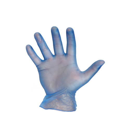 Wegwerphandschoen nitril, ongepoederd, maat XL, blauw product foto Front View L