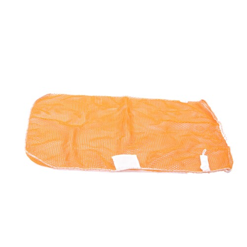 Wasnet oranje met knoop, 60 x 90 cm product foto Front View L
