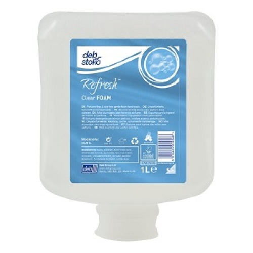 Deb Refresh Clear Foam 6 x 1 l product foto Front View L