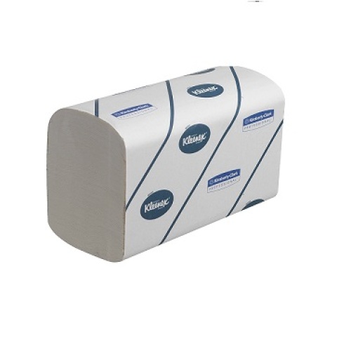 Kimberly Clark Kleenex Ultra handdoeken V-vouw, 2-laags, wit product foto Front View L
