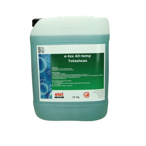 E-Tex All-temp Totaalwas 21 kg product foto Front View L