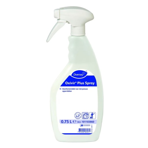 Oxivir Plus Spray 6 x 0,75l product foto Front View L