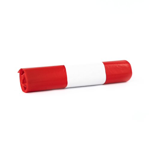 Afvalzak recy 40 x 50 cm T30 rood product foto Front View L