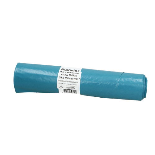 Afvalzak Recy 70 x 100 cm T80 blauw, bedrukt NRMA product foto Front View L