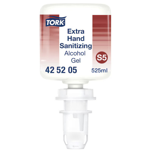 Tork Extra Alcohol Gel voor Handdesinfectie Mini S5 product foto Front View L