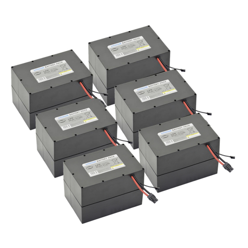 Litihum-ion batterij set 25.6V/296.4Ah Drivematic Delarge product foto Front View L
