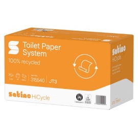 Satino Comfort toiletpapier rol met dop 2-laags, 100 m product foto
