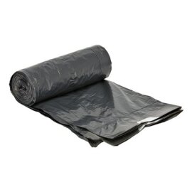 Afvalzak met trekbandsluiting HDPE 50 x 55 cm T25 grijs product foto