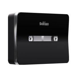 Satino Hyginity Jumbo toiletroldispenser centerfeed (CF2) zwart product foto