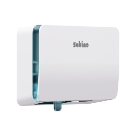 Satino Hyginity Dispenser dubbele rol toiletpapier (MT1) wit product foto