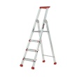 Aluminium stepladder Nimba 4 treden product foto