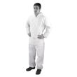 PP Non Woven Coveralls, Wit maat XXL, doos a 50 stuks product foto
